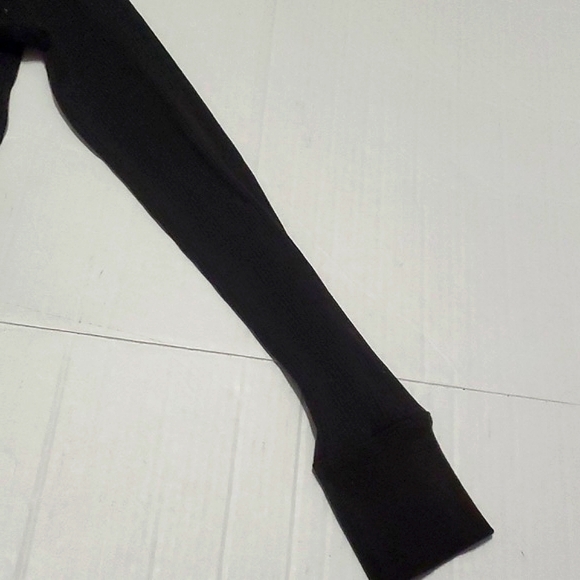 UO Out From Under 2 Become 1 Black High Neck Sexy Party Ribbed Knit Bodysuit - Picture 10 of 16